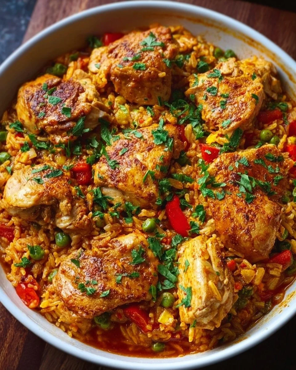 Plate of Nando's Portuguese Chicken and Rice showcasing vibrant flavors and spices
