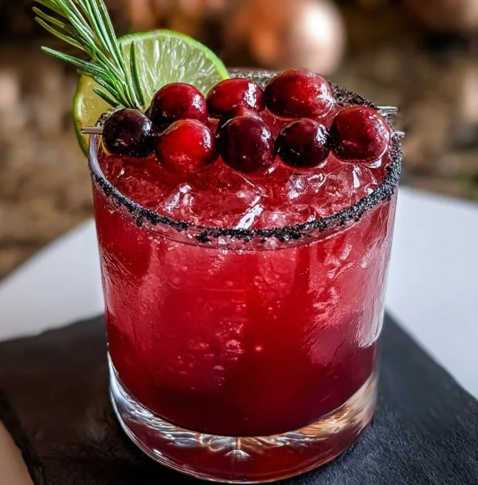 A mystical Cursed Cranberry Potion in a decorative flask