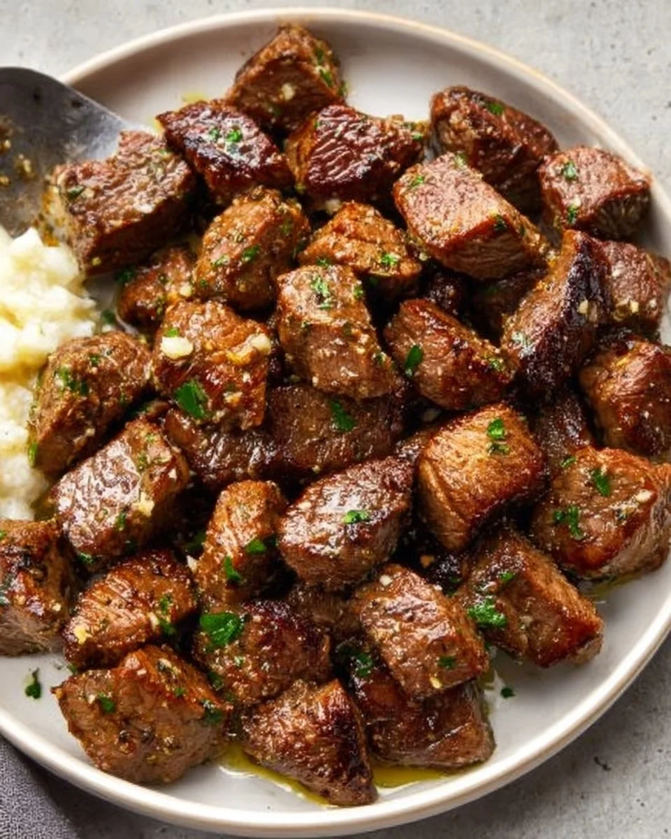 Garlic Butter Steak Bites