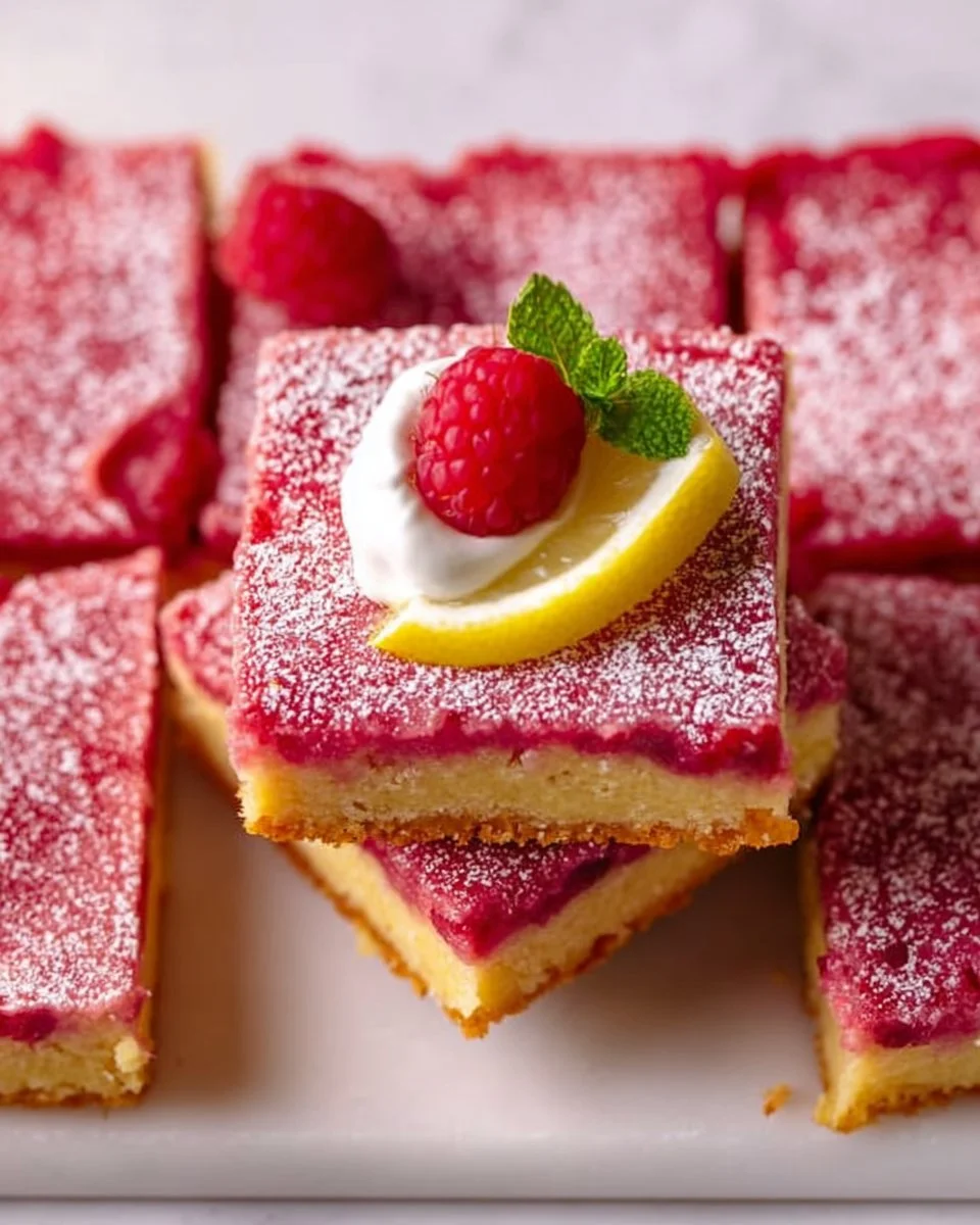Raspberry Lemon Bars