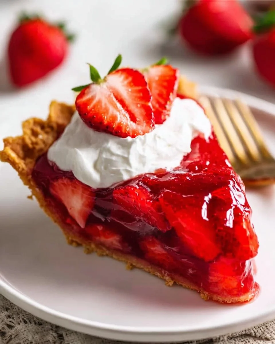 Strawberry Jello Pie