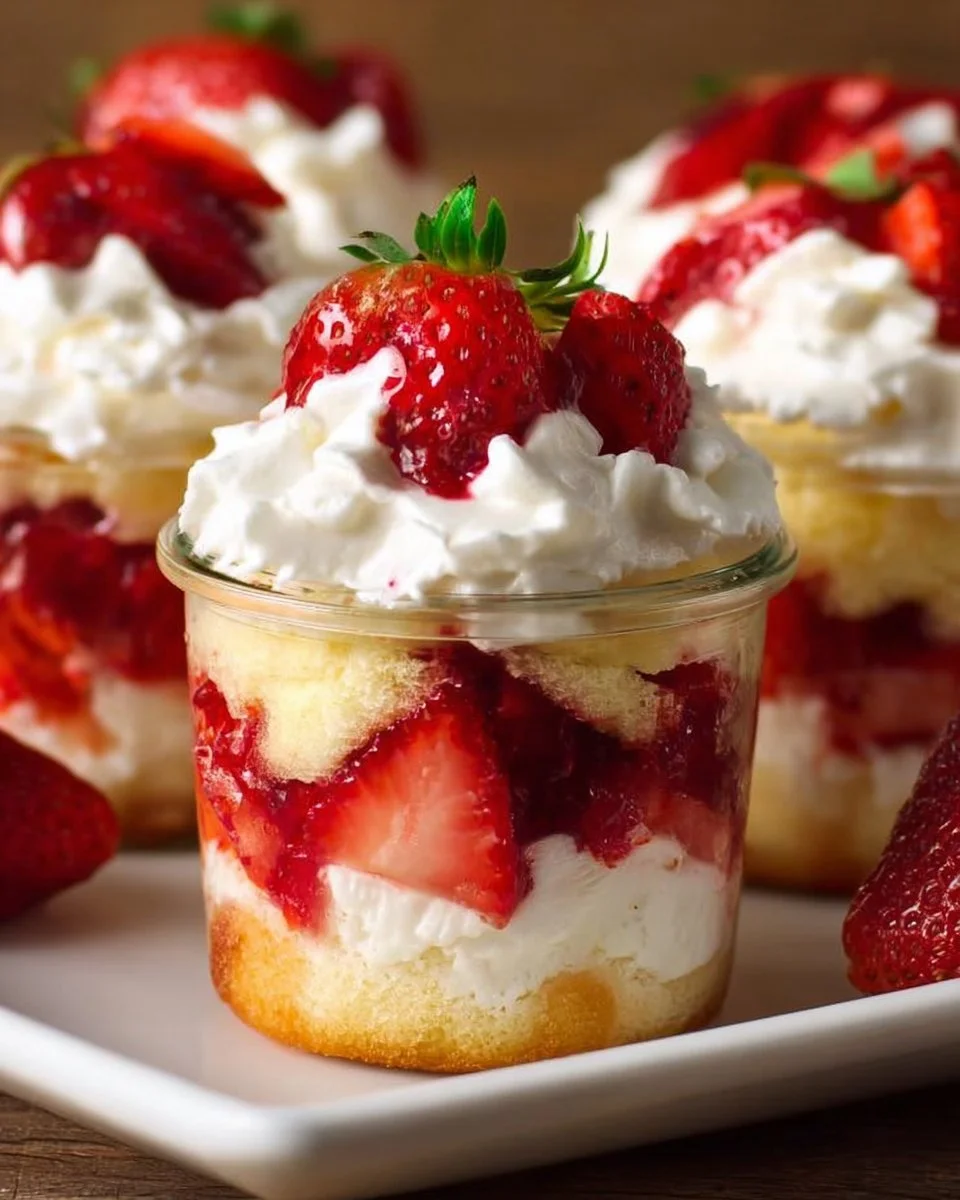 Strawberry Shortcake Cups
