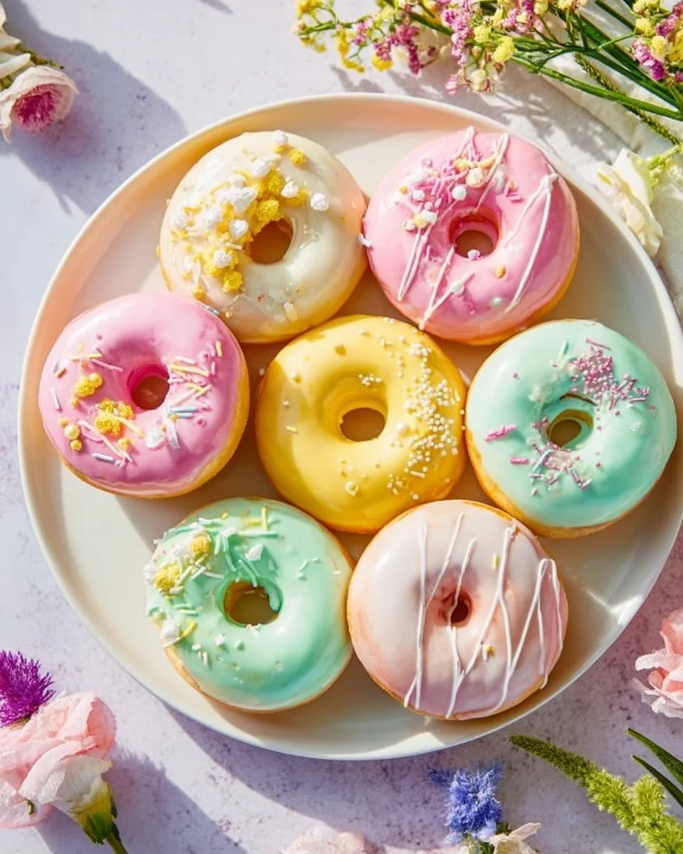 Baked Vanilla Donuts