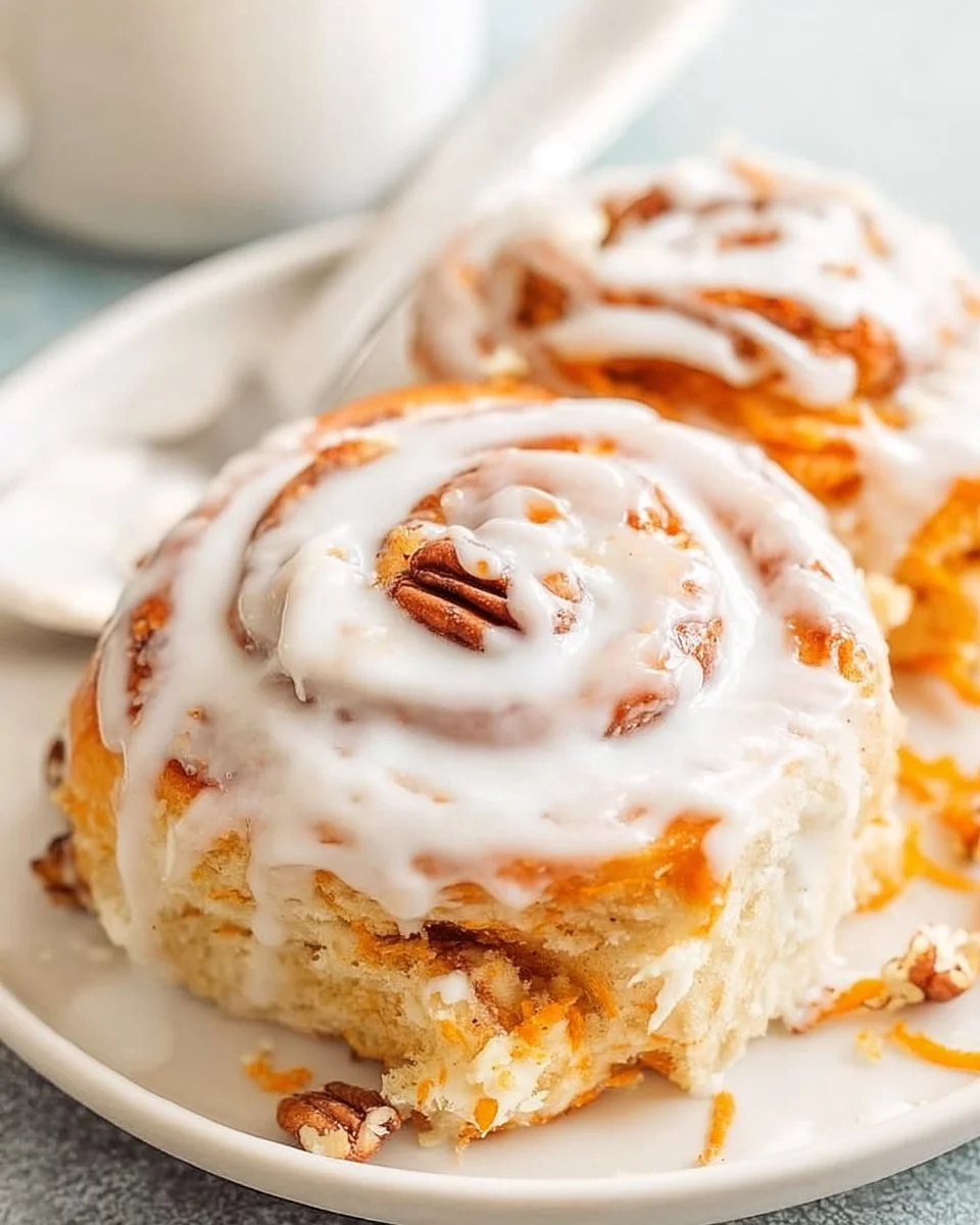 Carrot Cinnamon Rolls