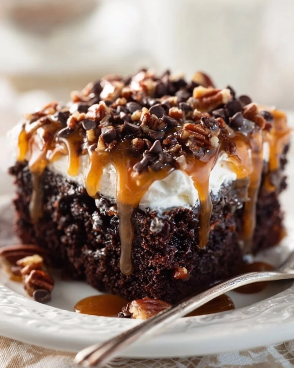 Chocolate Turtle Cake