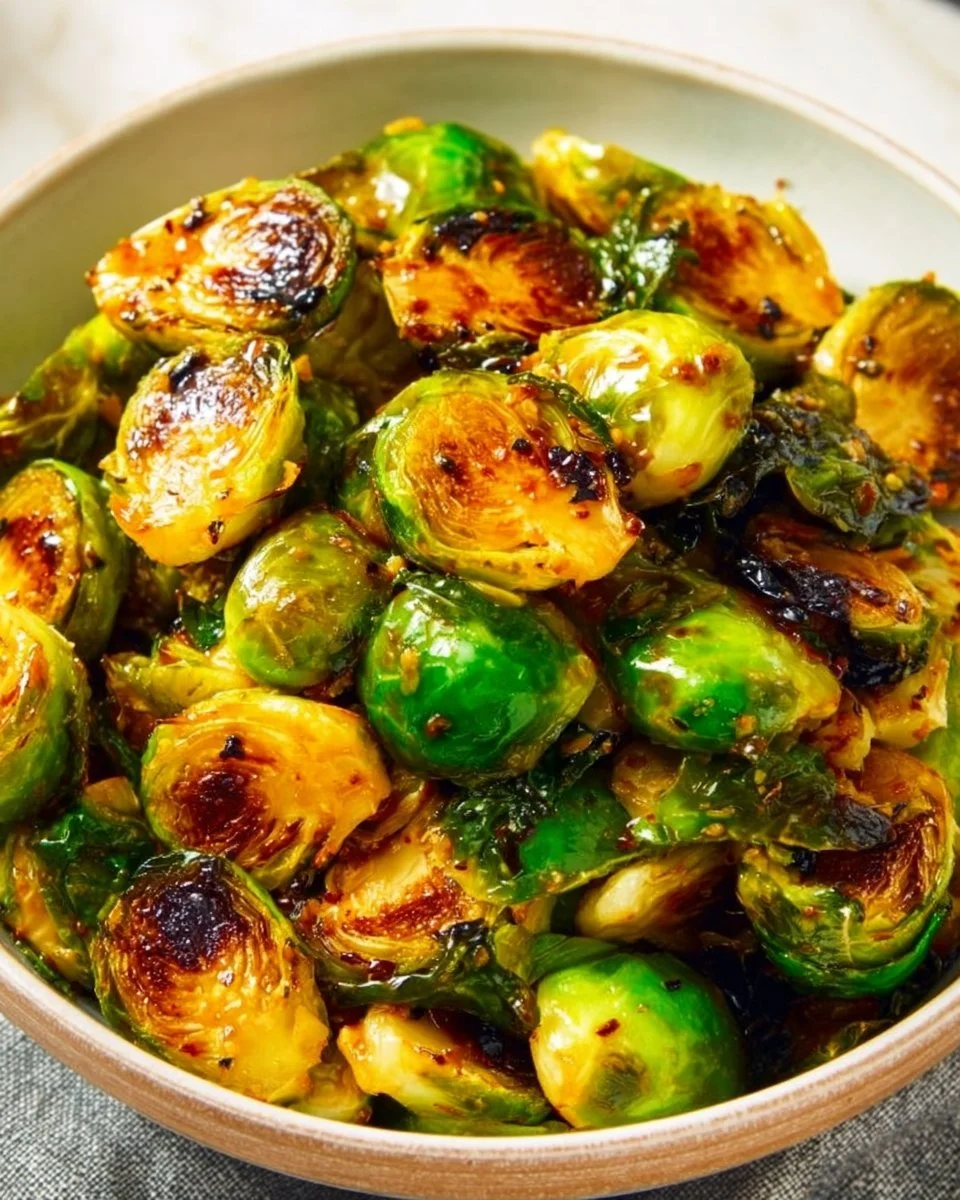 Citrus Glazed Brussels Sprouts