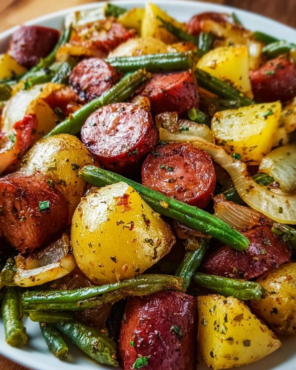 Crock Pot Swamp Potatoes served in a bowl with herbs and spices