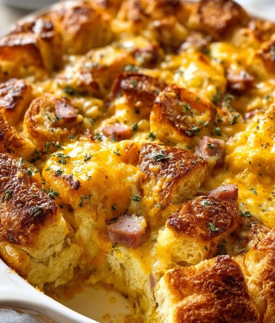 Croissant Bake Breakfast Casserole