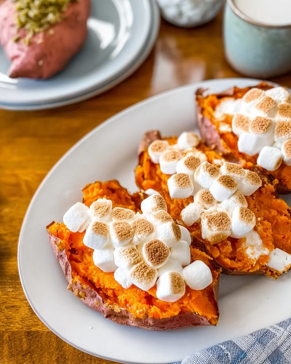 Double Baked Sweet Potatoes