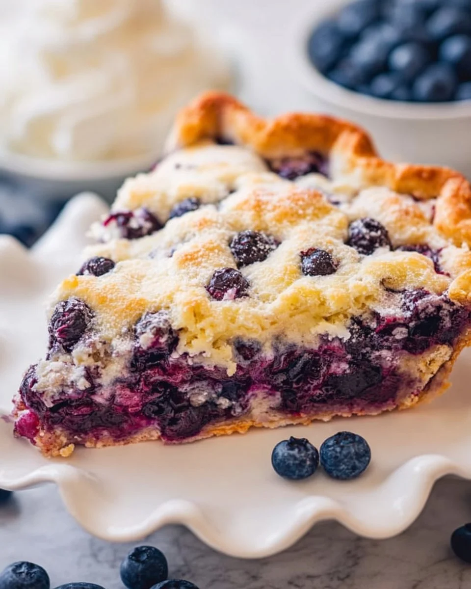 Fresh Blueberry Pie