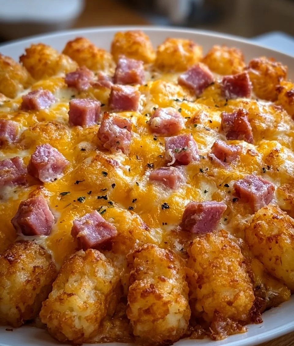 Ham Tater Tot Bake