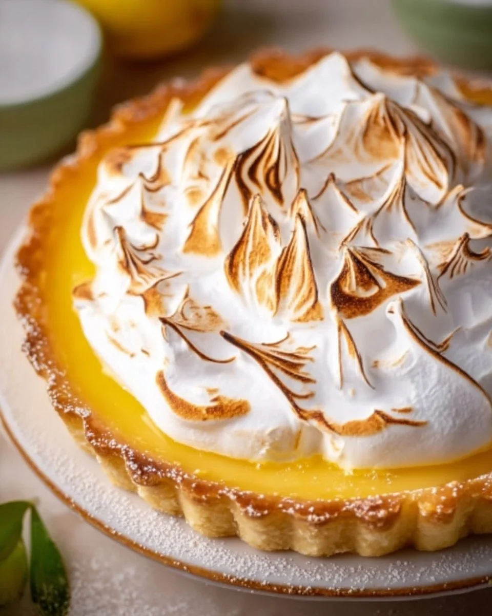 Homemade Lemon Meringue Tart