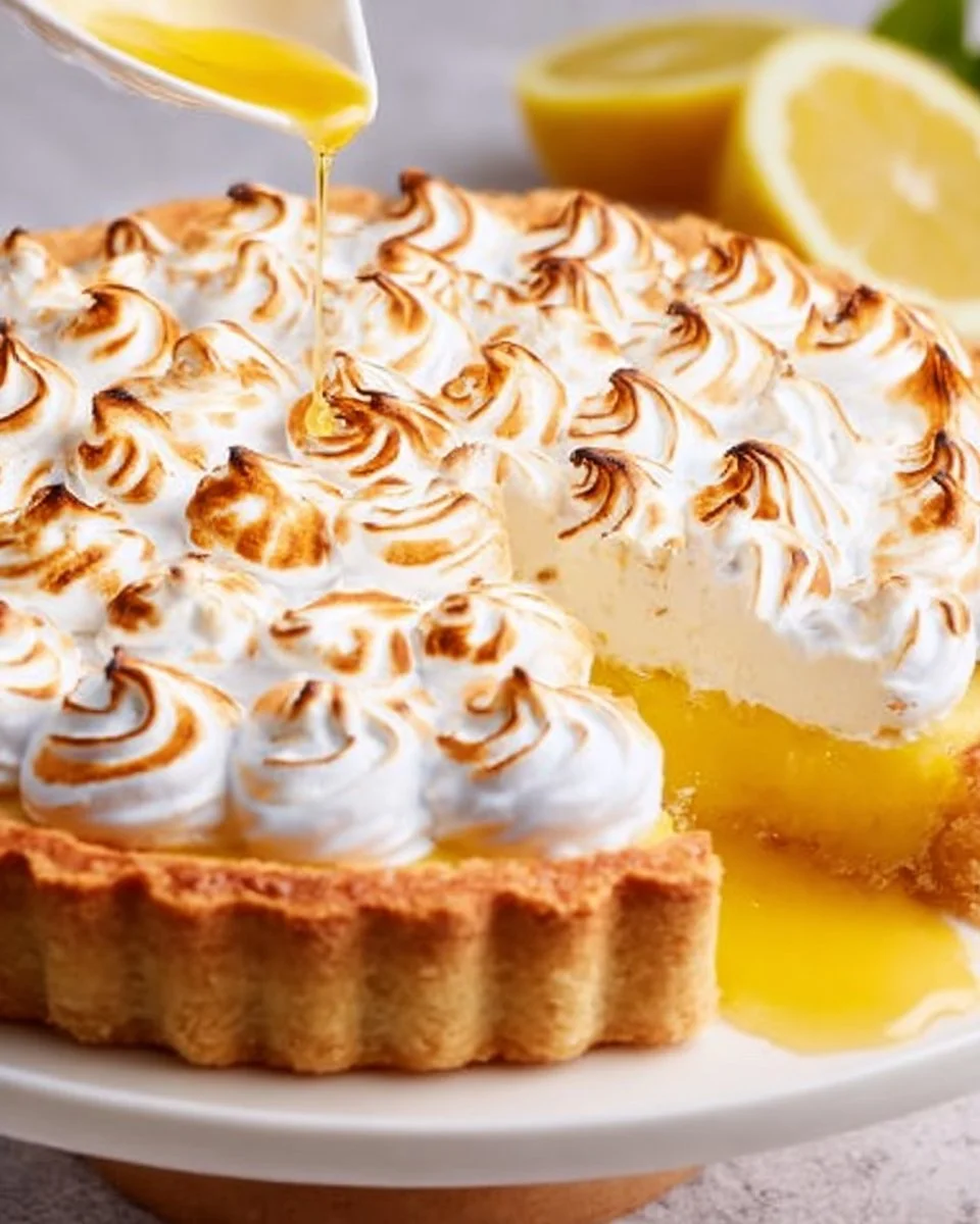 Homemade Lemon Meringue Tart
