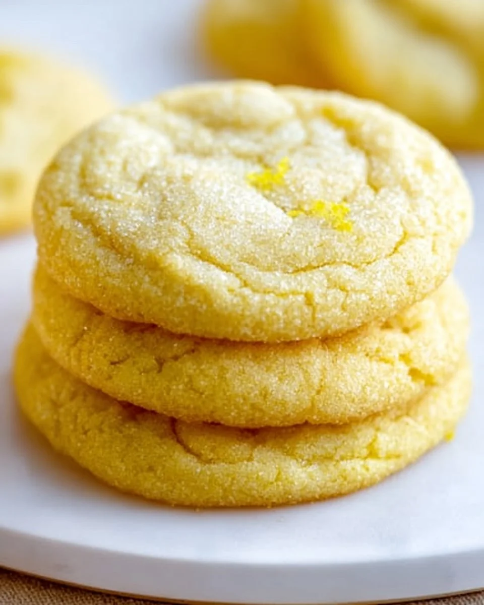Lemon Sugar Cookies