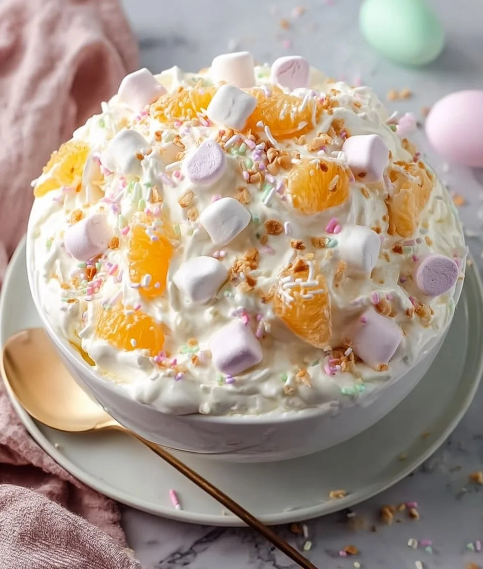 Marshmallow Easter Fluff Salad