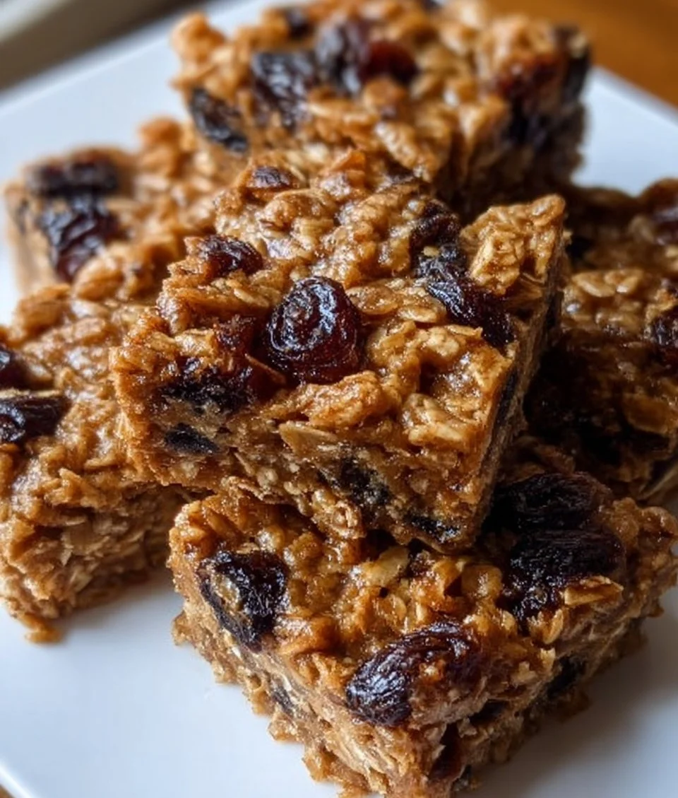 Oatmeal Raisin Bars