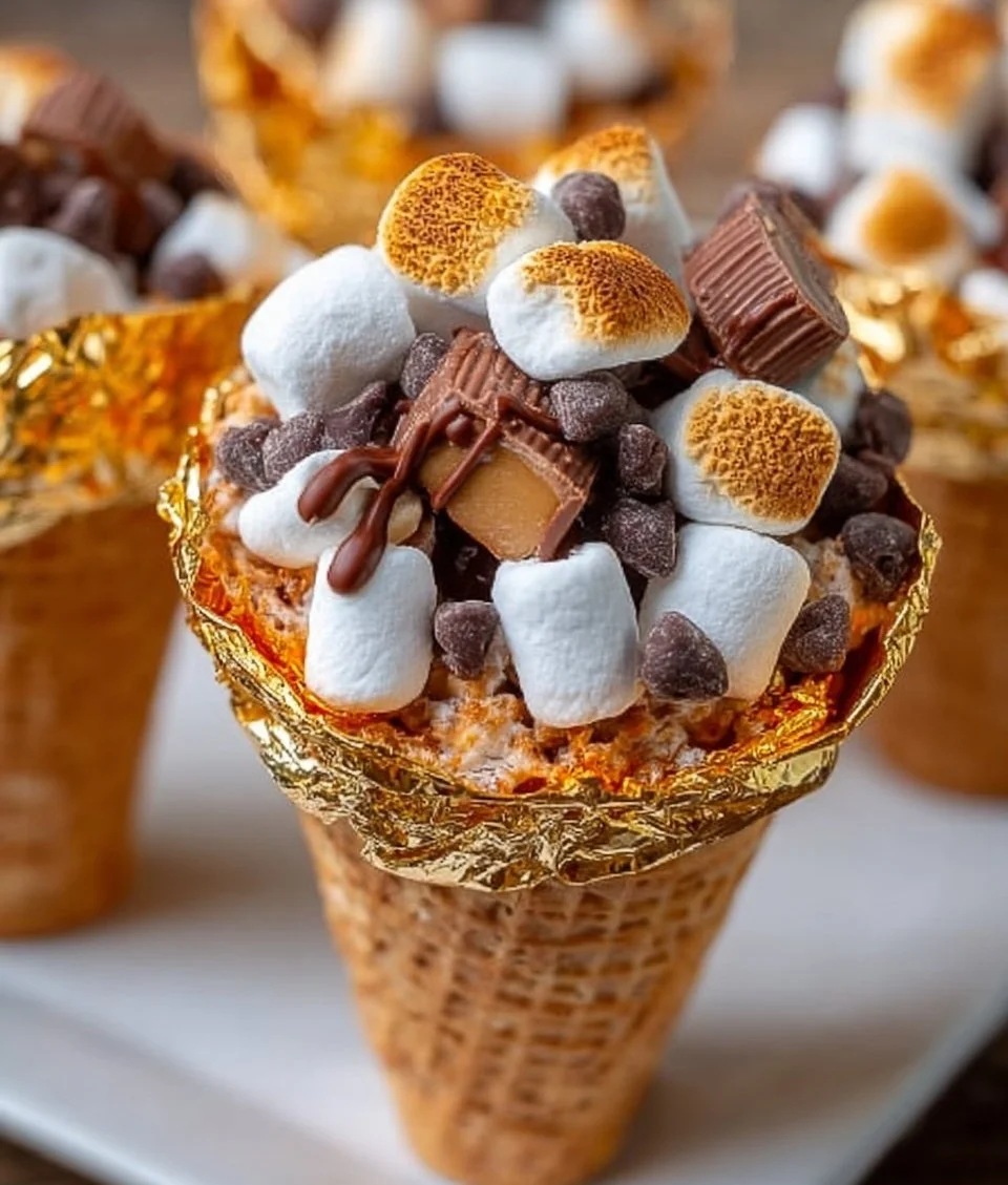Reese’s Campfire Cones