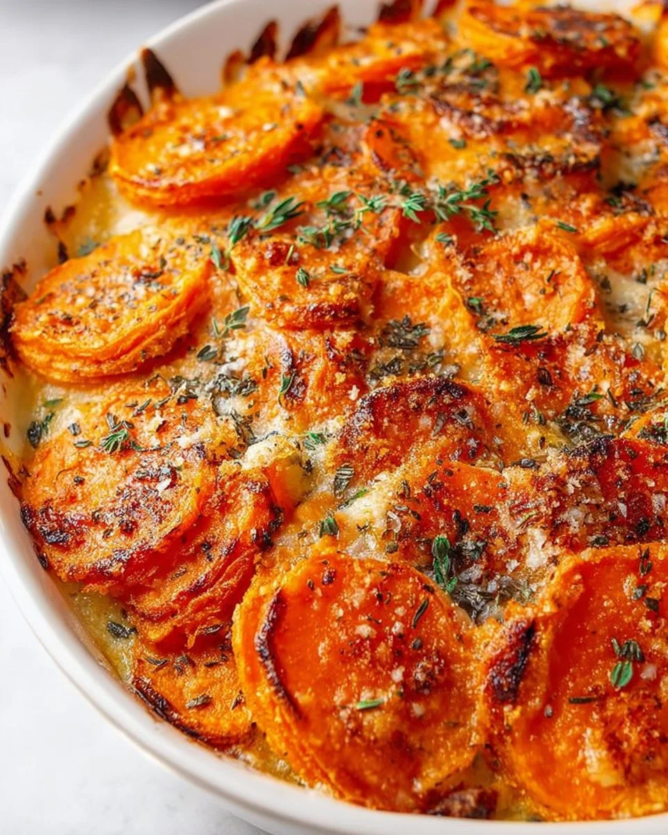 Scalloped Sweet Potatoes
