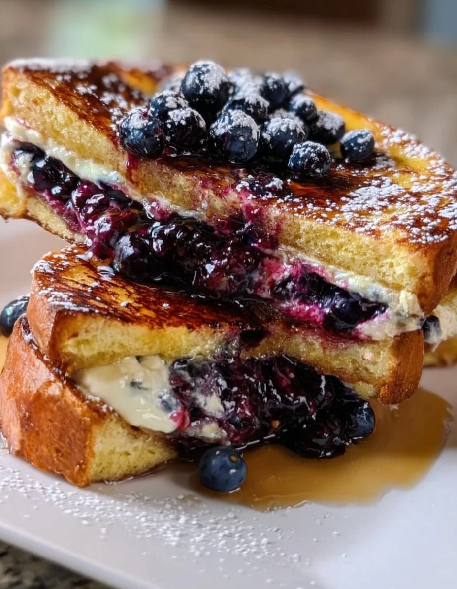 Blueberry Stuffed French Toast
