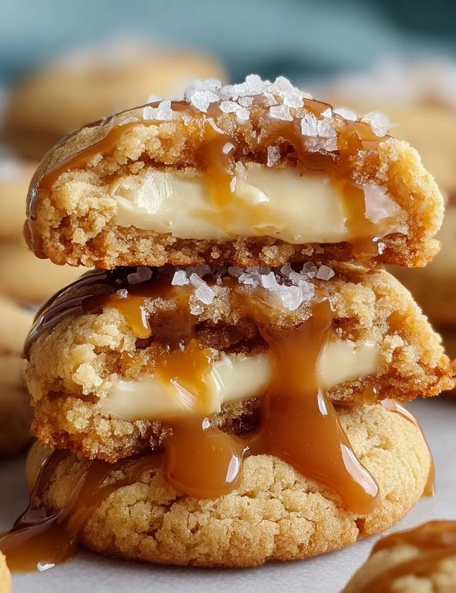 Caramel Cheesecake Cookies