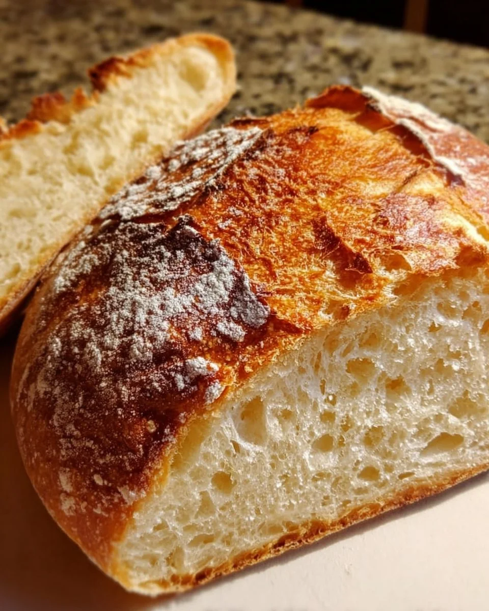 Easy sourdough baking recipe with delicious homemade bread.