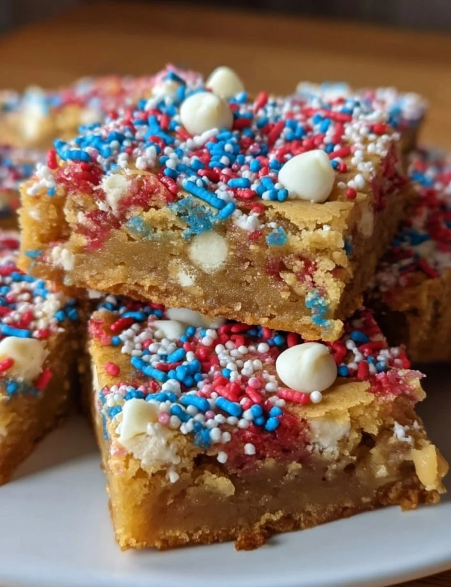 Fireworks Blondies