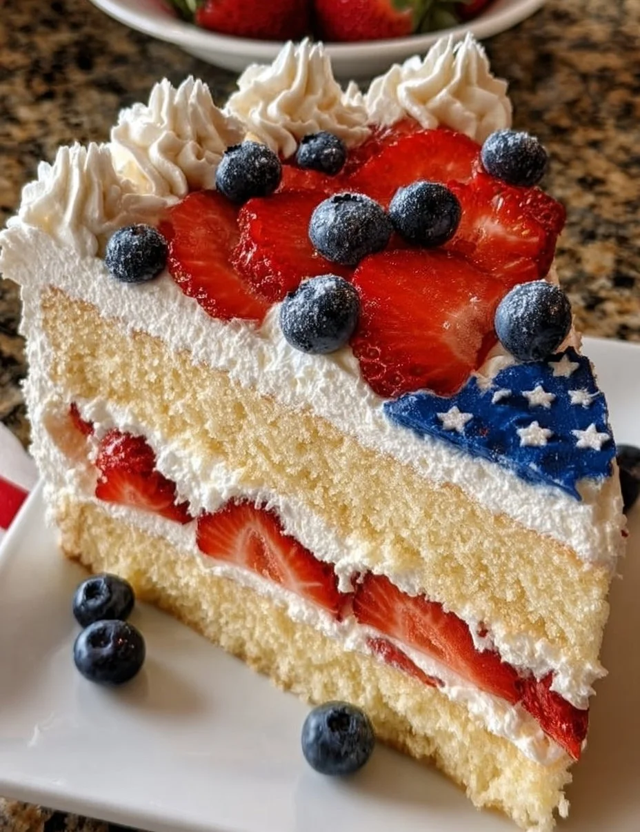 Flag Cake