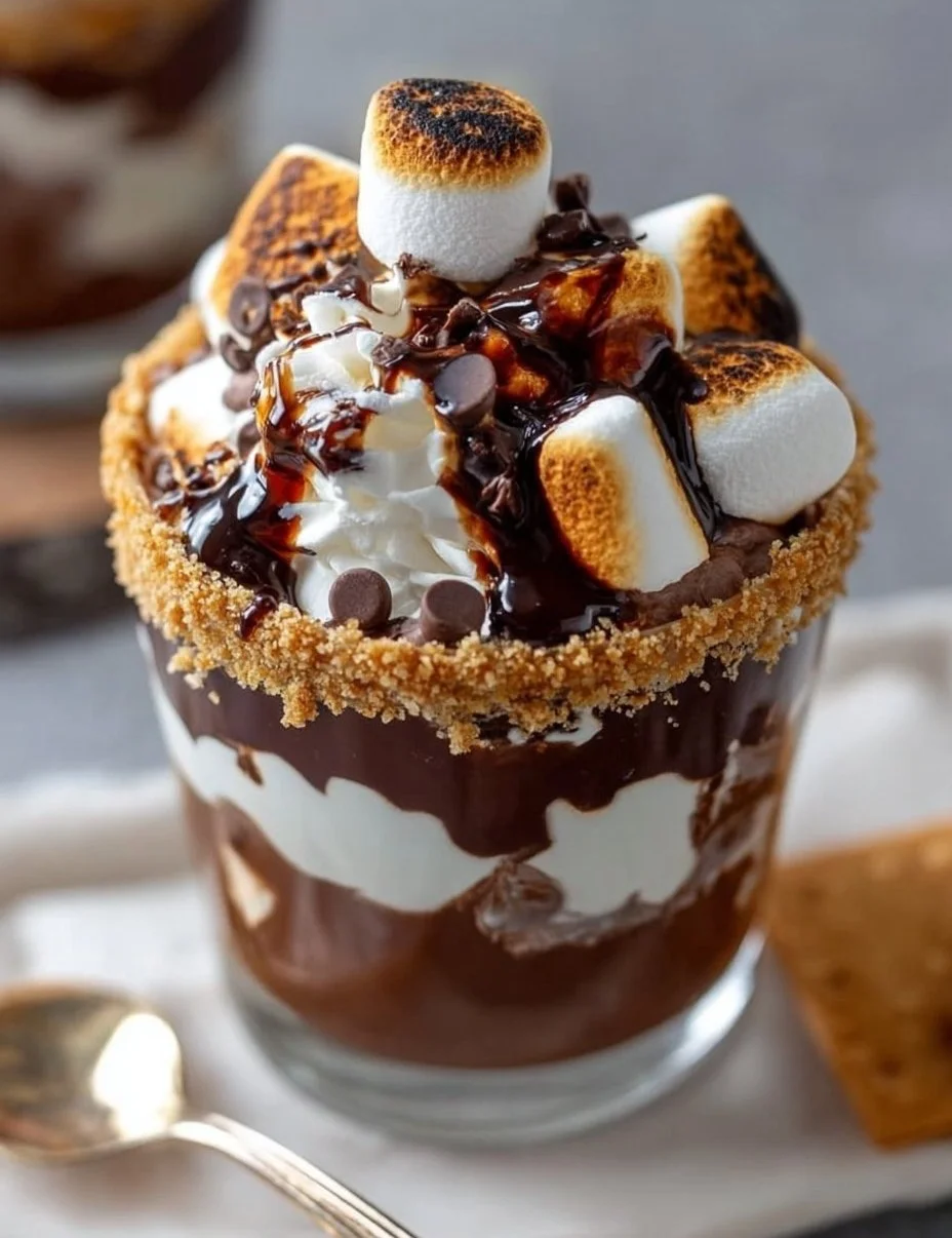 No Bake S’mores Parfaits