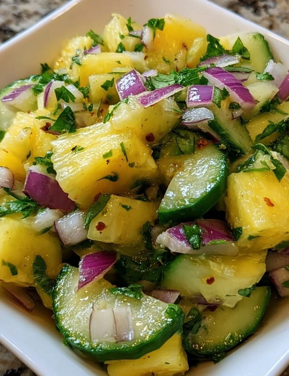 Pineapple Cucumber Salad