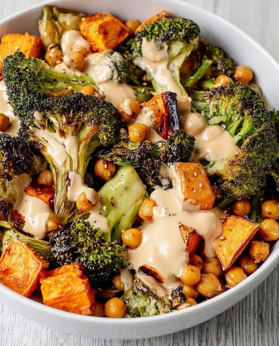 Roasted Chickpea & Veggie Bowl