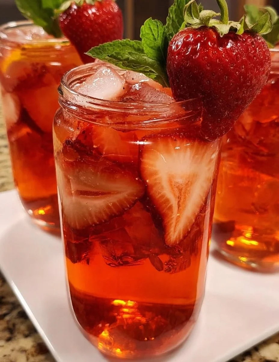 Southern Strawberry Sweet Tea