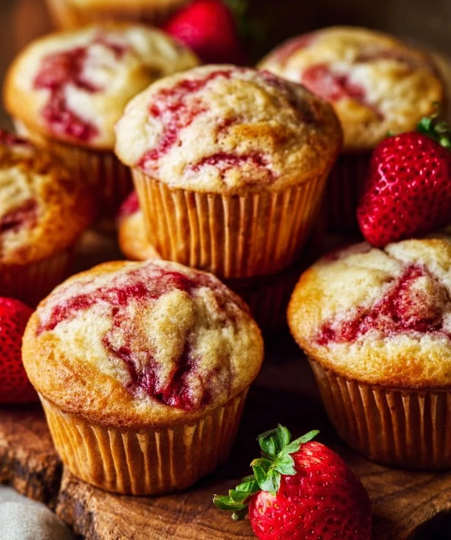 Strawberry Cream Cheese Muffins