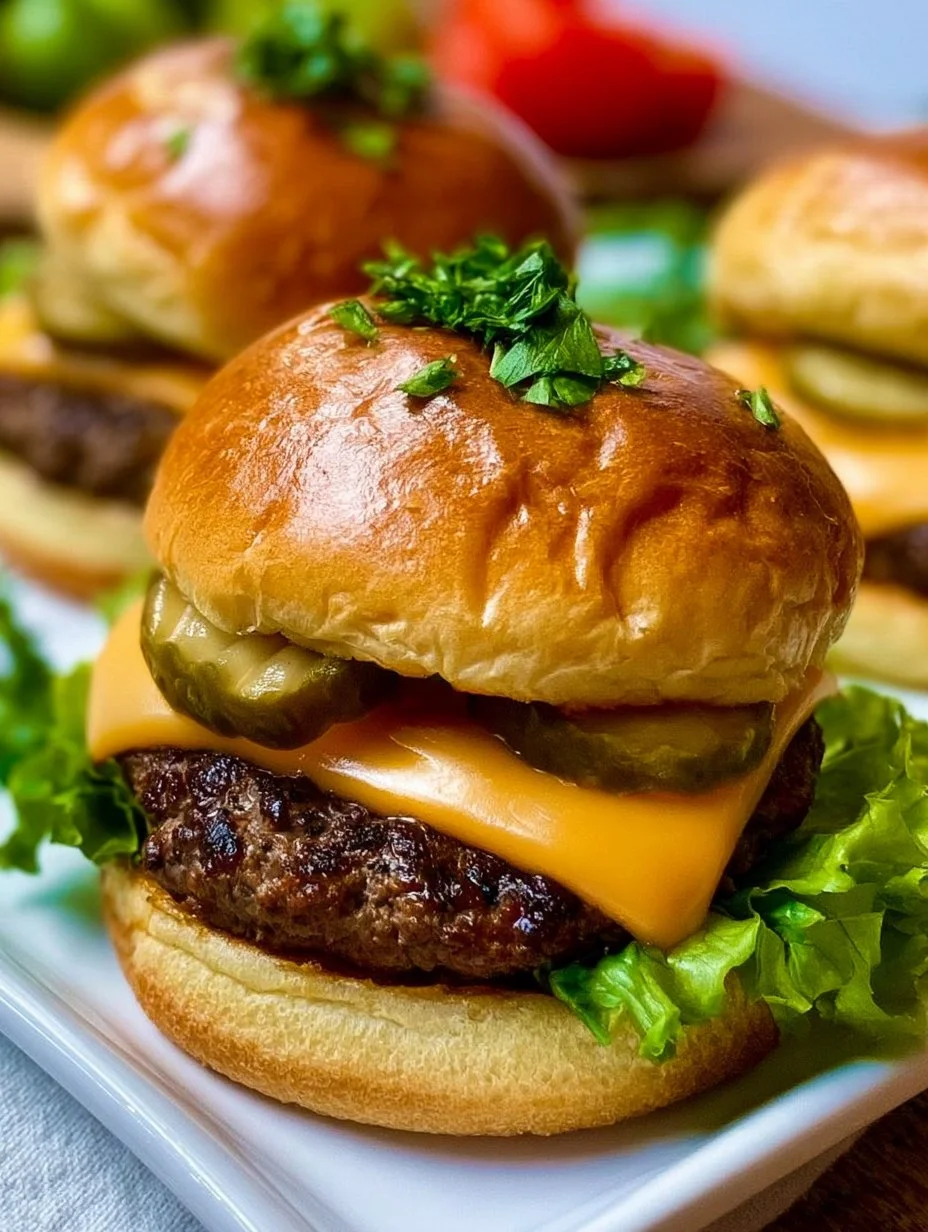 Juicy air fryer hamburgers cooked to perfection