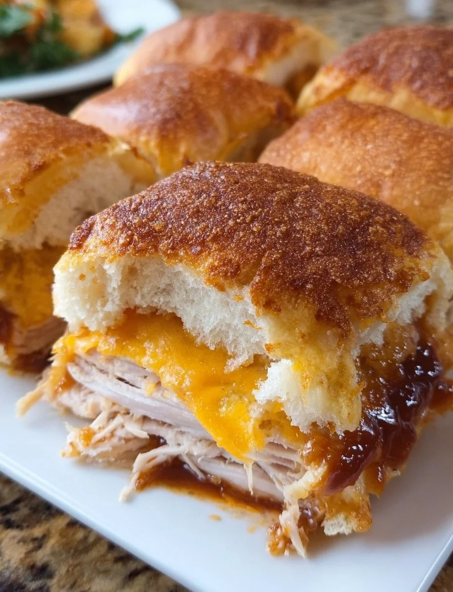 BBQ Turkey Cheddar Sliders