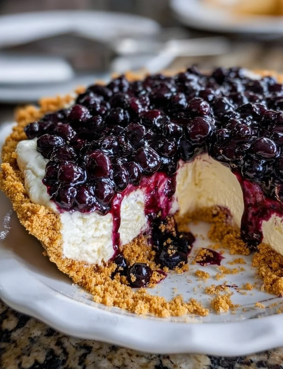 Blueberry Cream Cheese Pie