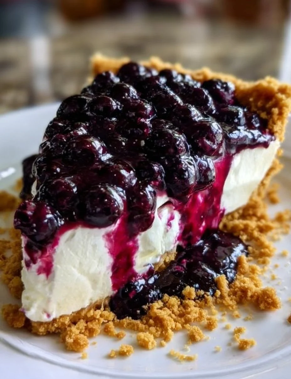 Blueberry Cream Cheese Pie