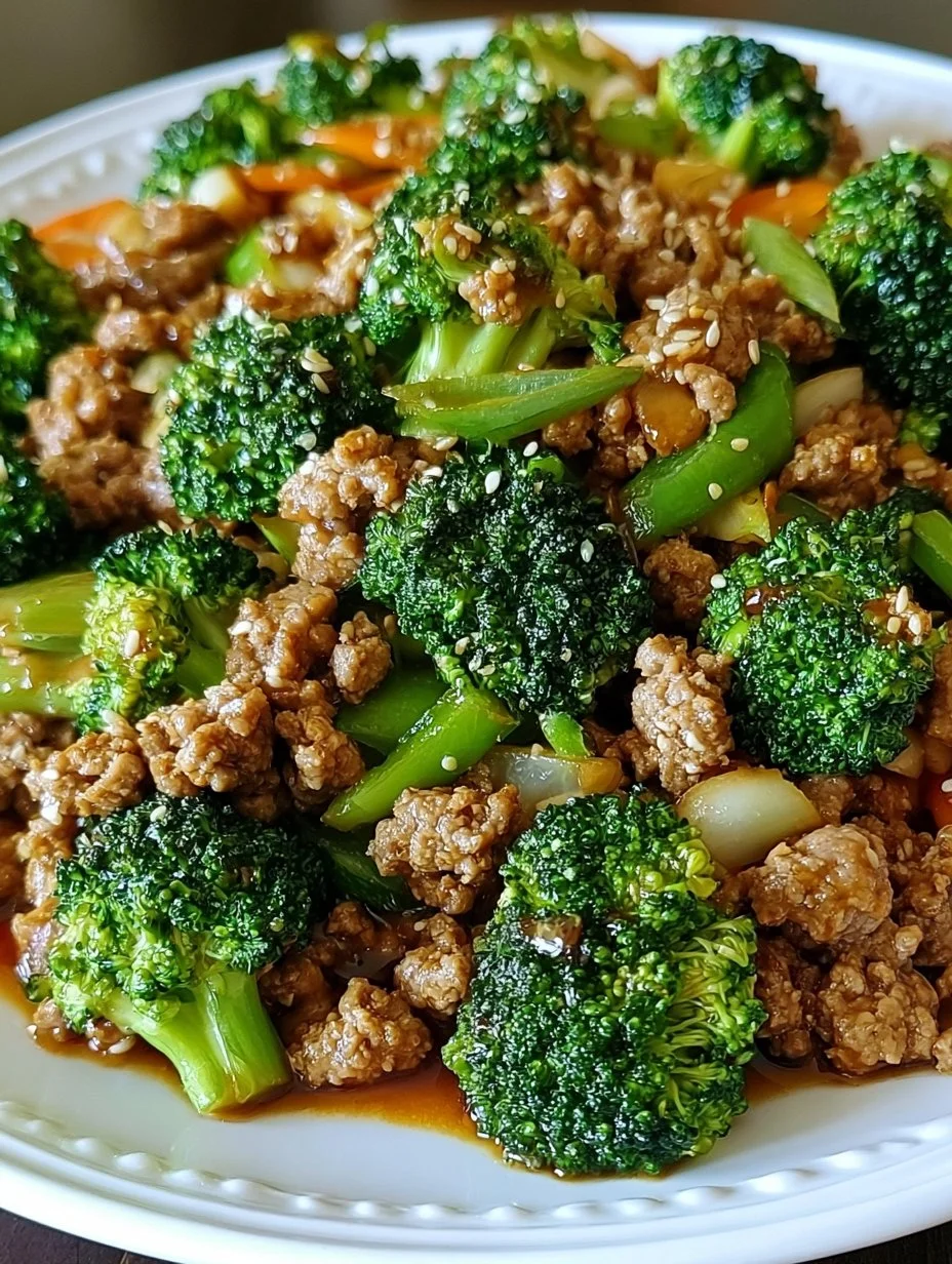 Ground Turkey Stir Fry with Broccoli