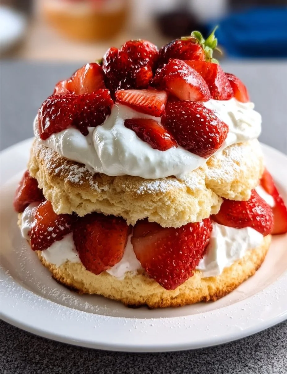 Homemade Strawberry Shortcake