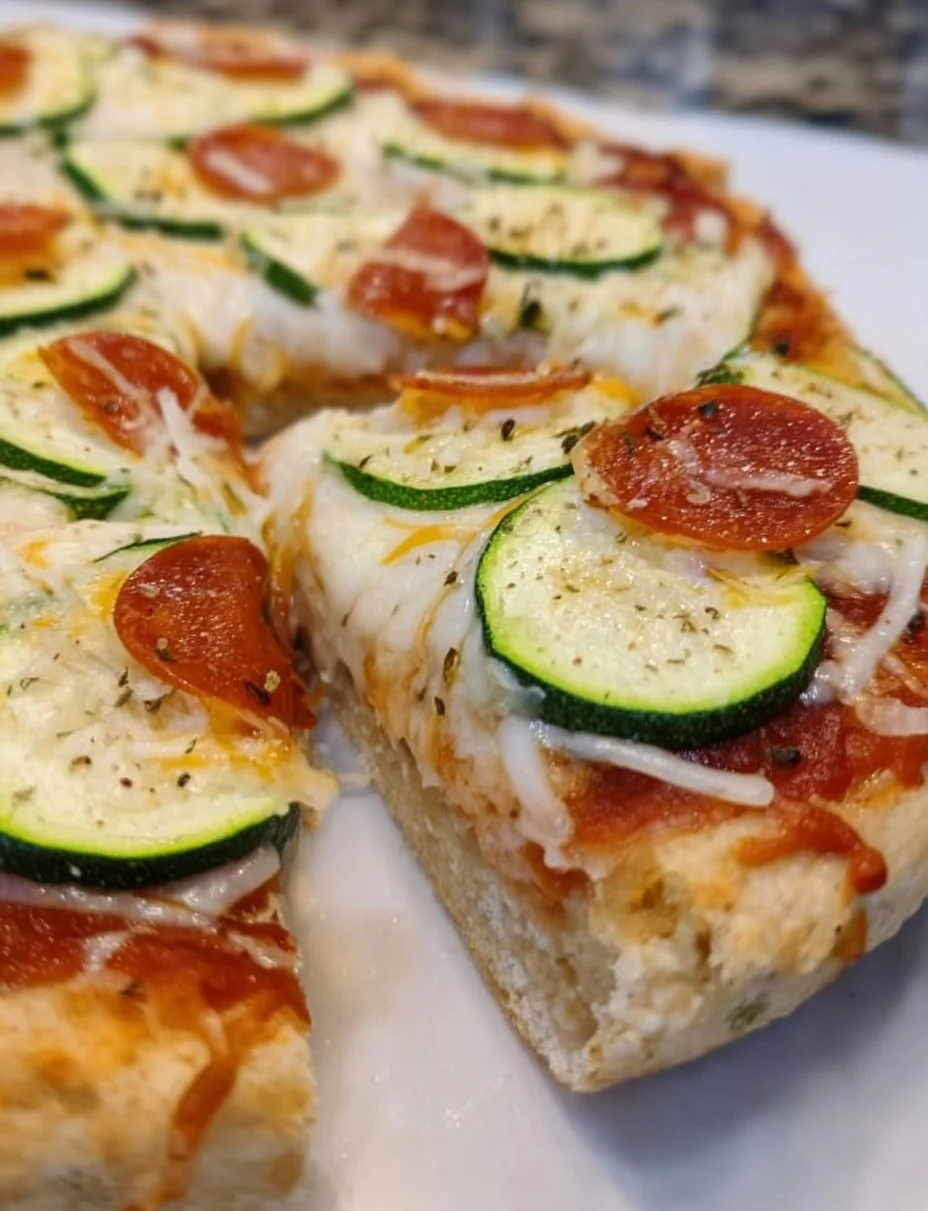 Homemade Zucchini Pizza