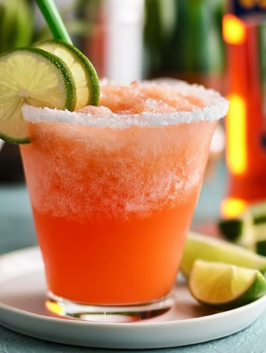 Refreshing Italian Aperol Margarita cocktail with vibrant colors and garnish