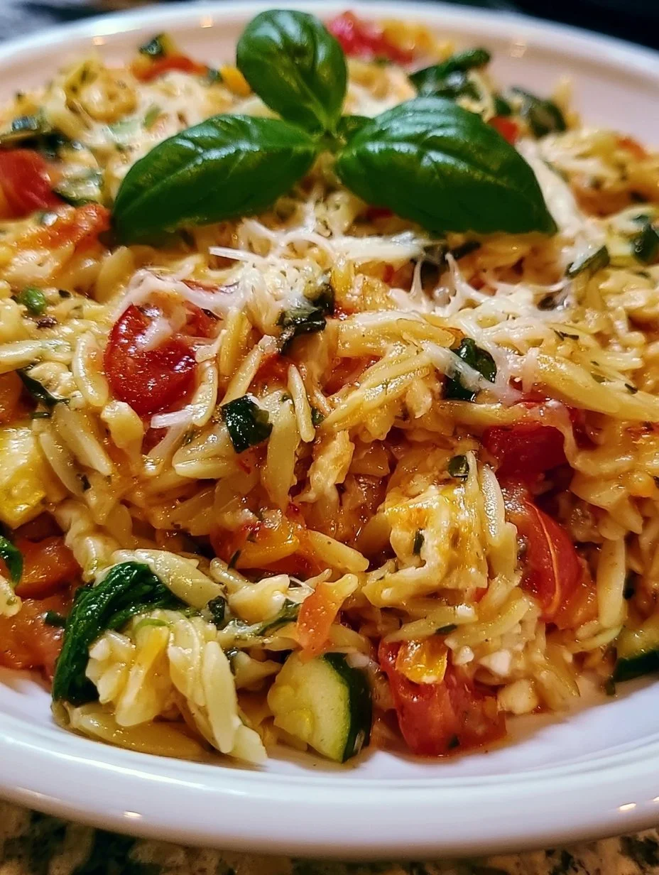 Vegetable and Ricotta Baked Orzo