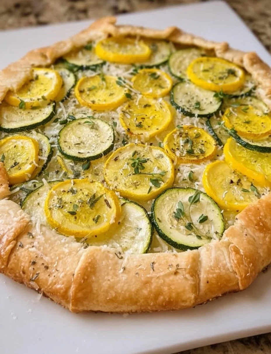 Zucchini and Squash Galette