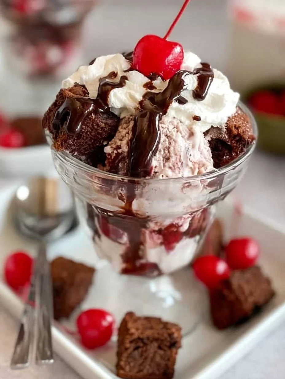 Black Forest Ice Cream Sundae