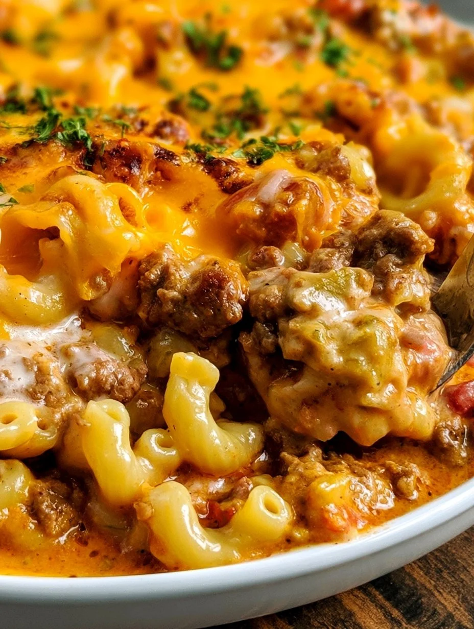 Cheeseburger Casserole