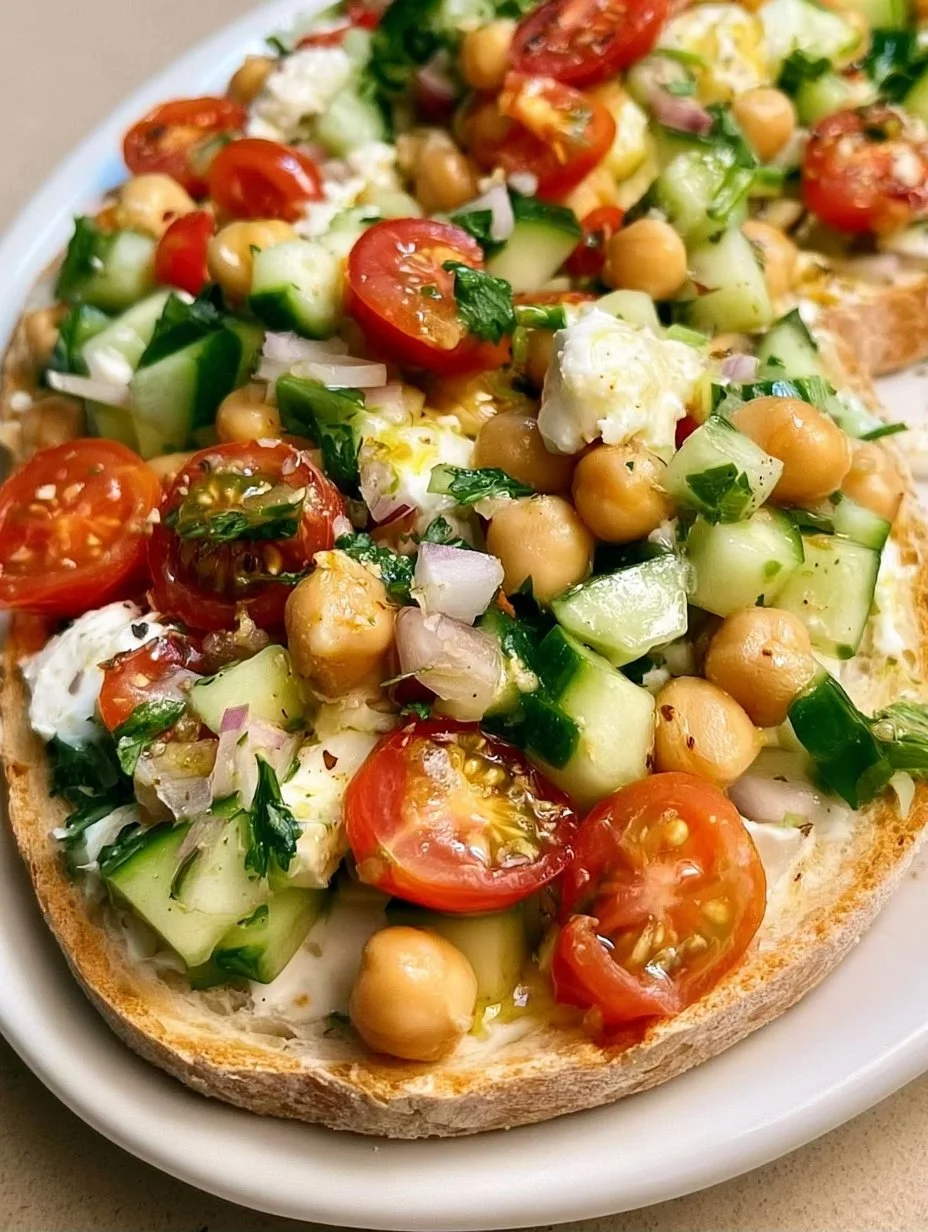 Chickpea Cucumber Salad