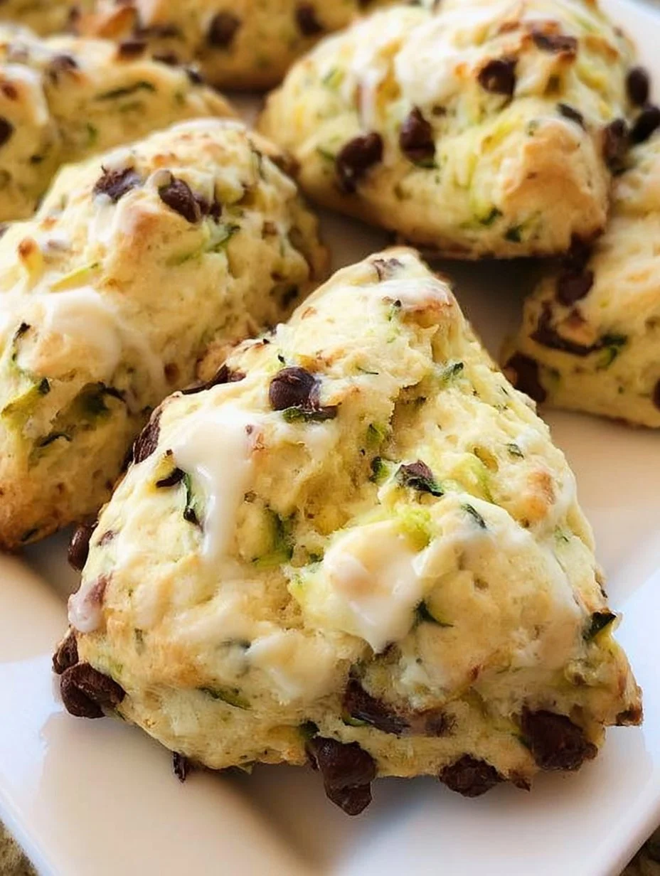 Chocolate Zucchini Scones