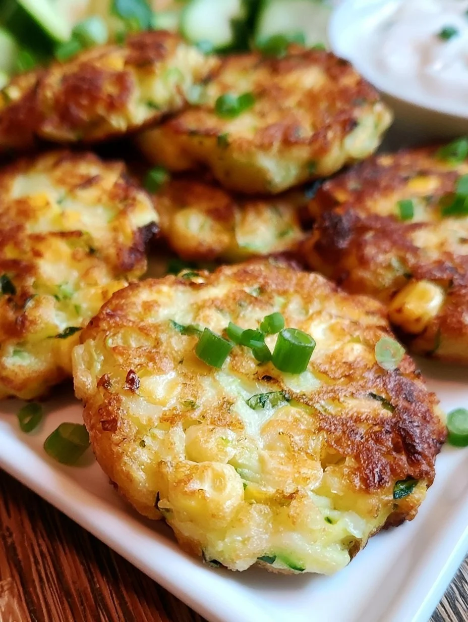 Corn and Zucchini Fritters
