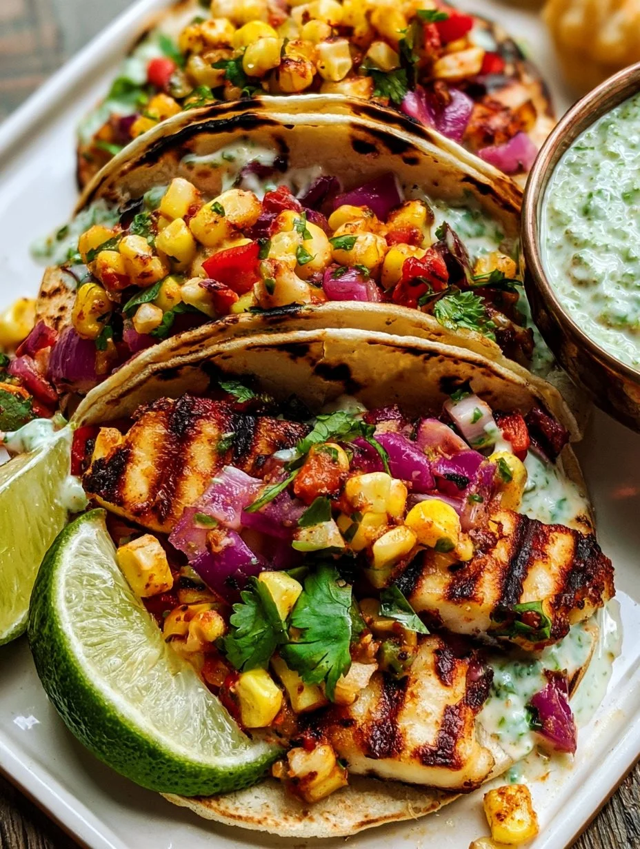 Grilled Halloumi Tacos