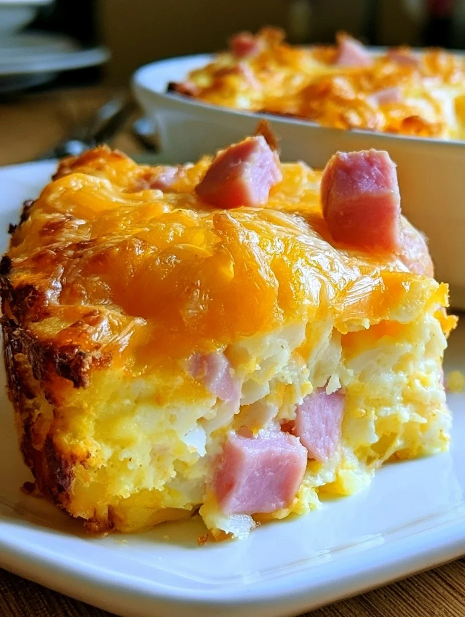 Ham and Potato Breakfast Casserole