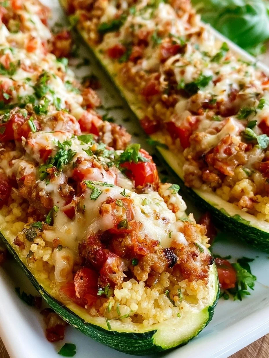 Italian Zucchini Boats